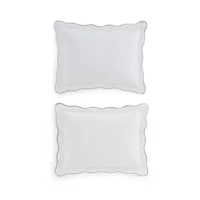 Simple Scallop Cotton Duvet Set