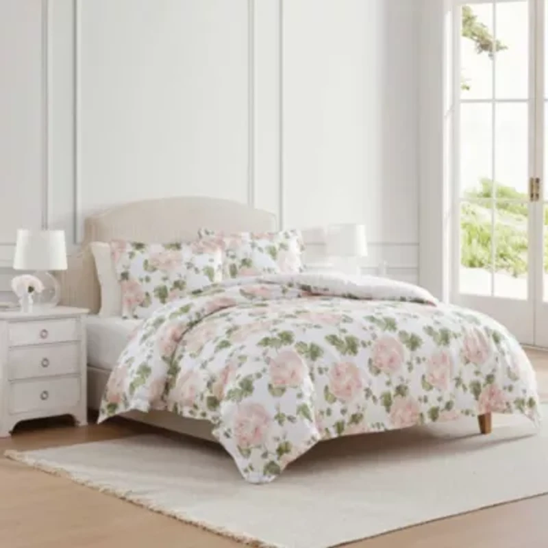 Geranium Bloom Cotton Duvet Set