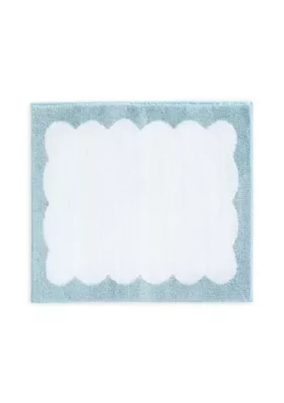 Bedford Scallop Microfiber Bath Rug