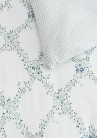 Romantic Trellis Cotton Comforter Set