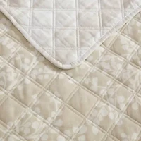 Layered Branches Cotton Throw