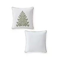 Holiday Tree Cotton Decorative Pillow