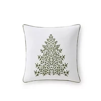 Holiday Tree Cotton Decorative Pillow