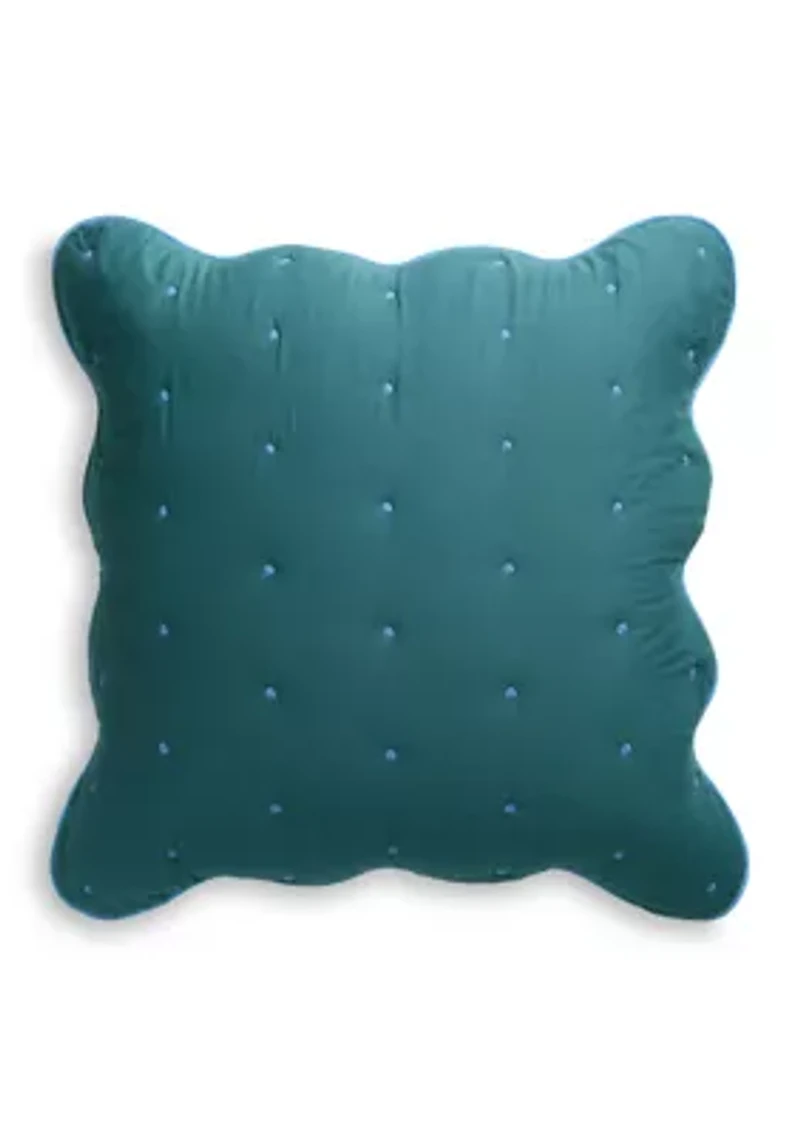 Scalloped Edge Euro Sham