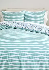 Rhythmic Geometric Comforter Set
