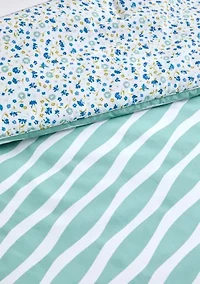 Rhythmic Geometric Comforter Set