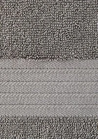 TOWN & COUNTRY LIVING 4-Piece Waffle Woven Terry Stripe Aqua Blue Hand Towel Set