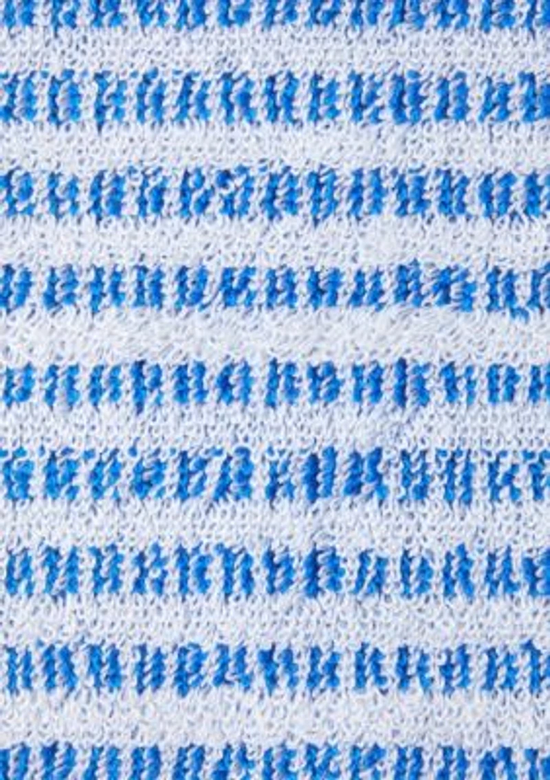 TOWN & COUNTRY LIVING 4-Piece Striped Reversible Terry Brights Grape Purple Hand Towel Set