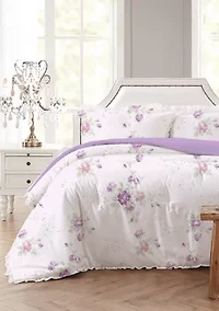 Floral Trellis 3 Piece Comforter Set