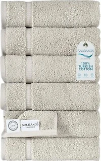 Cambridge Hand Towel 6 Pc 16X30:Sea Foam