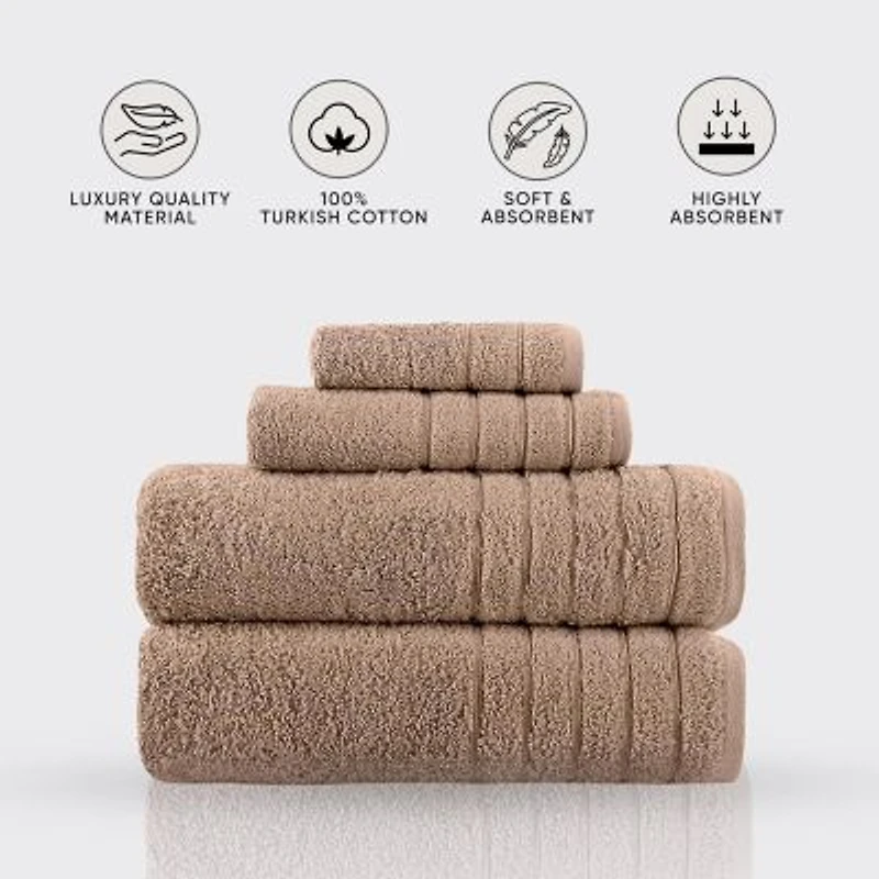 Barnum 4 Pc Towel Set:Blue