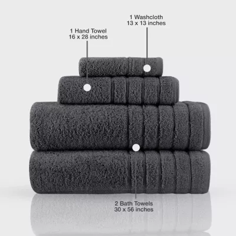 Barnum 4 Pc Towel Set:Blue