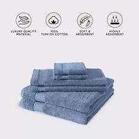 Amadeus 6 Pc Towel Set Gray