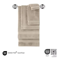 Amadeus 6 Pc Towel Set Stone