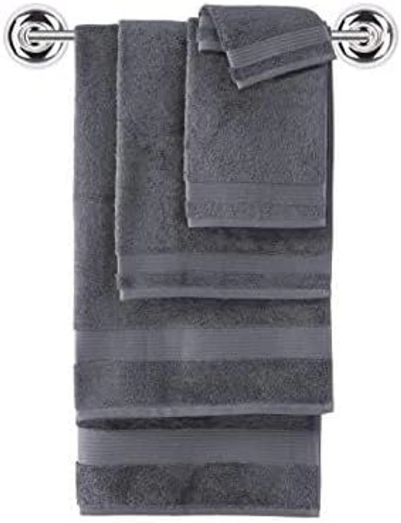 Amadeus 6 Pc Towel Set Gray
