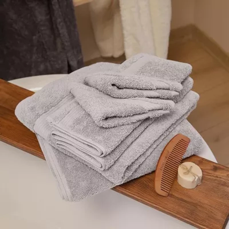 Amadeus 6 Pc Towel Set Stone