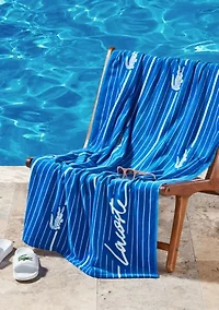 Lacoste Croc Shirting Beach Towel