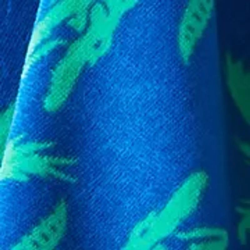 Lacoste Allover Croc Palm Beach Towel