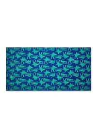 Lacoste Allover Croc Palm Beach Towel
