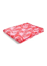 Lacoste Allover Croc Palm Beach Towel