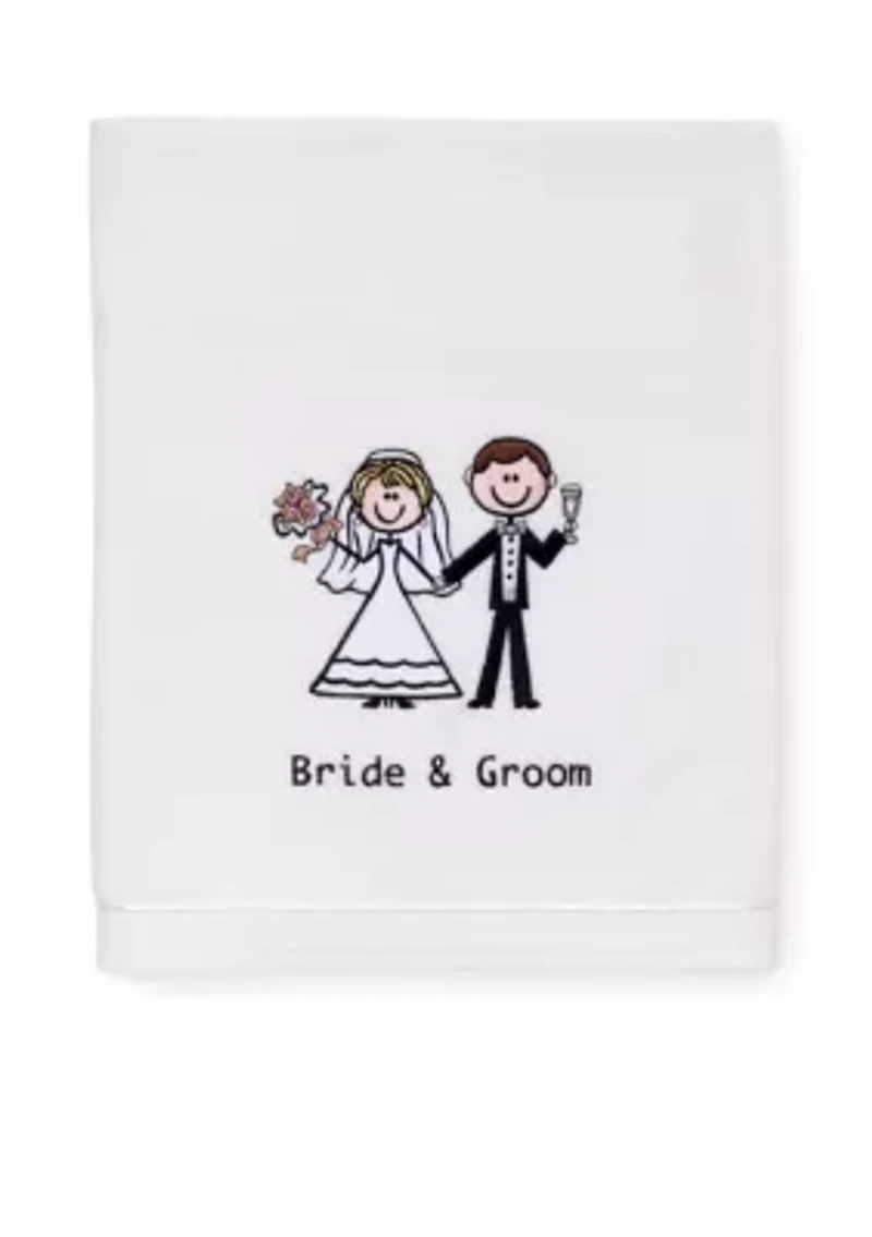 Bride & Groom Bath Towel