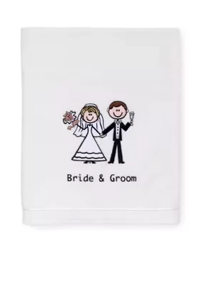 Bride & Groom Bath Towel