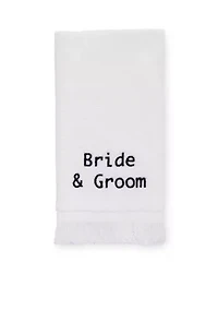 Bride & Groom Fingertip Towel