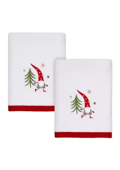 Gnome Walk 2 Hand Towel Set