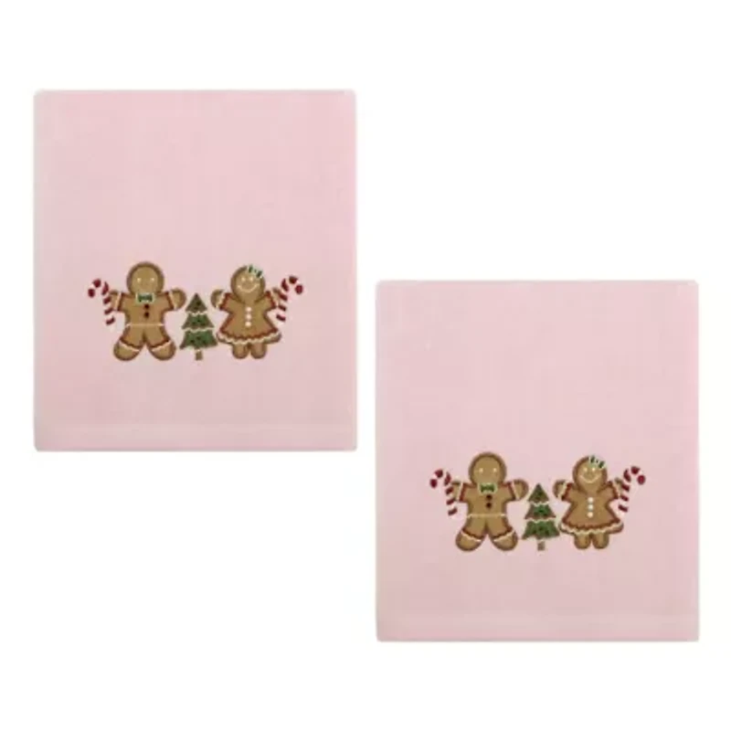 Gingerbread People 2-Pack Hand Towel Set