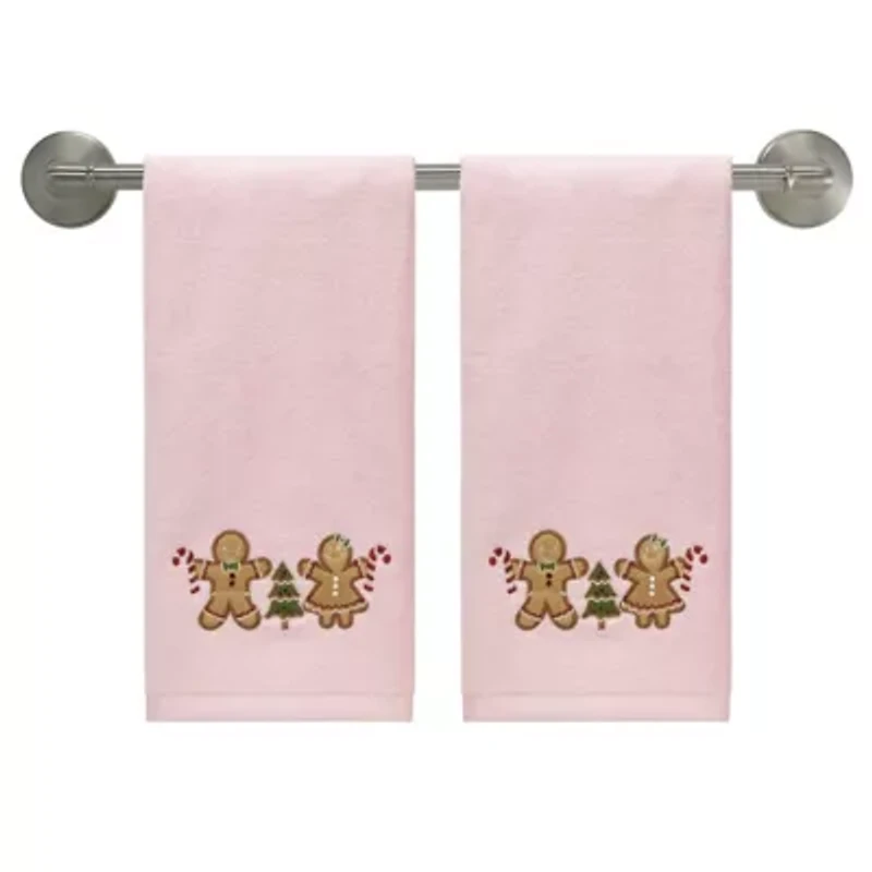 Gingerbread People 2-Pack Hand Towel Set