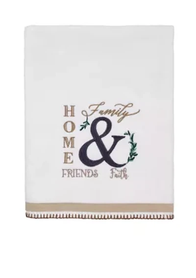 Modern Farmhouse Bath Towel