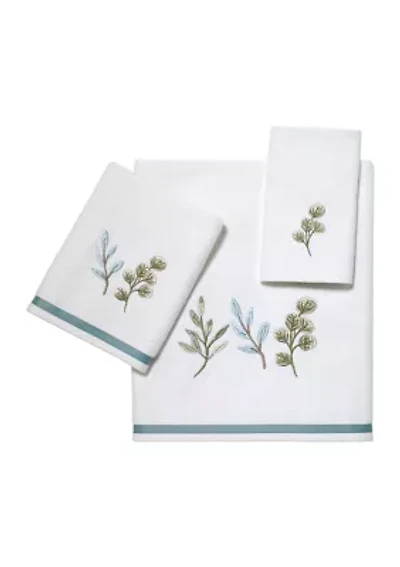 Ombré Leaves Towel Sets