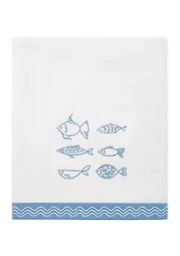 Blue Fin Bay Bath Towel