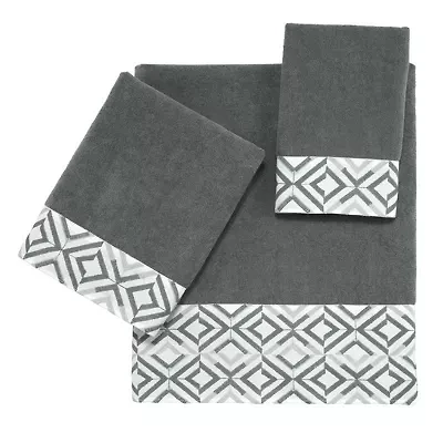 Harlow 3pc Nickel Towel Set