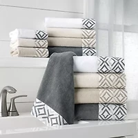 Harlow 3pc Nickel Towel Set