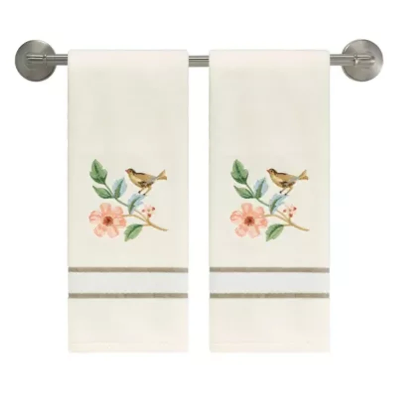 Pretty Birds 2-Pack Hand Towel Set
