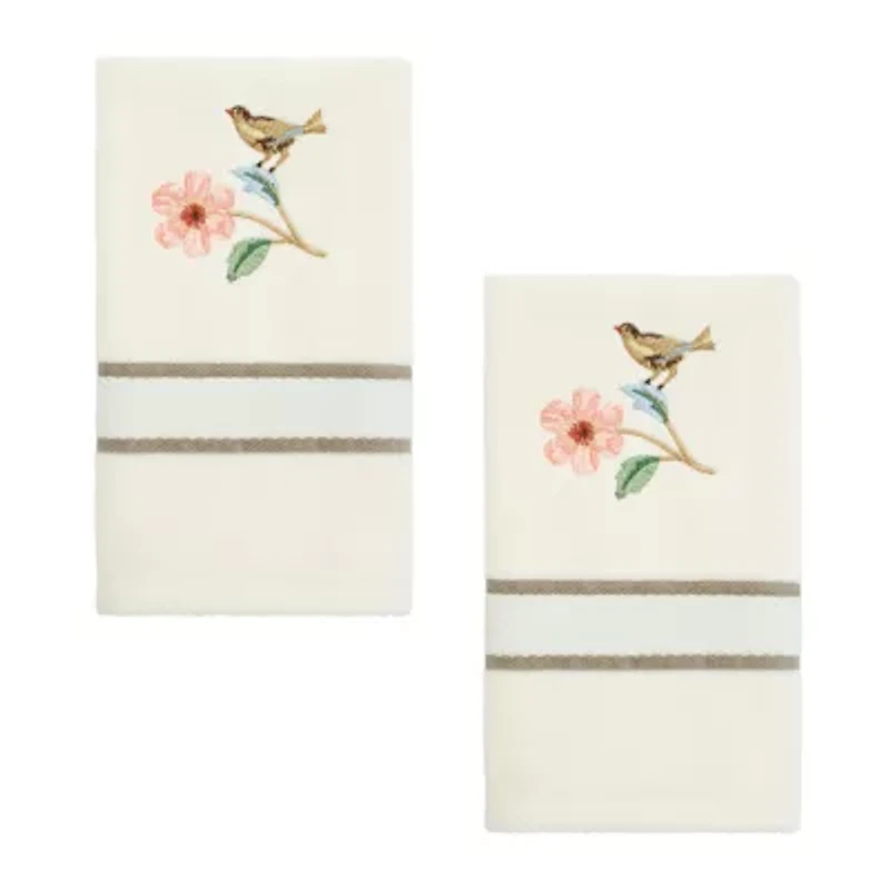 Pretty Birds 2-Pack Fingertip Towel Set