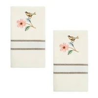 Pretty Birds 2-Pack Fingertip Towel Set