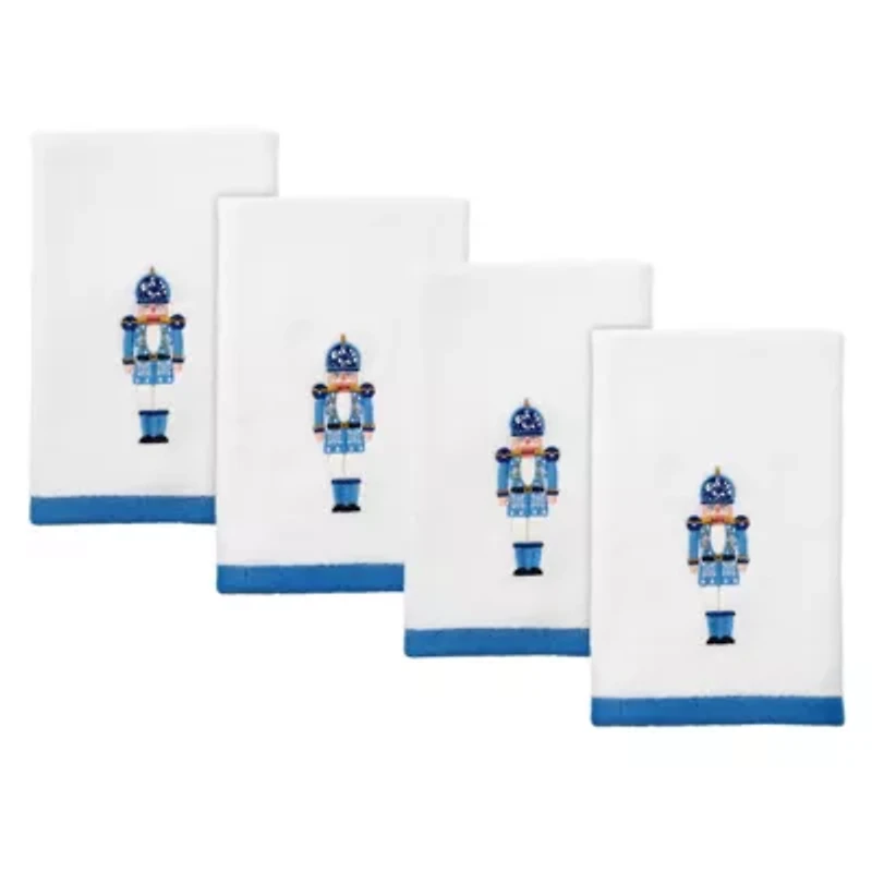 Nutcracker Trellis 4pk Fingertip Towel