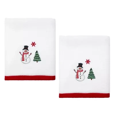 Winter Snowman 2-pc. Hand Towel