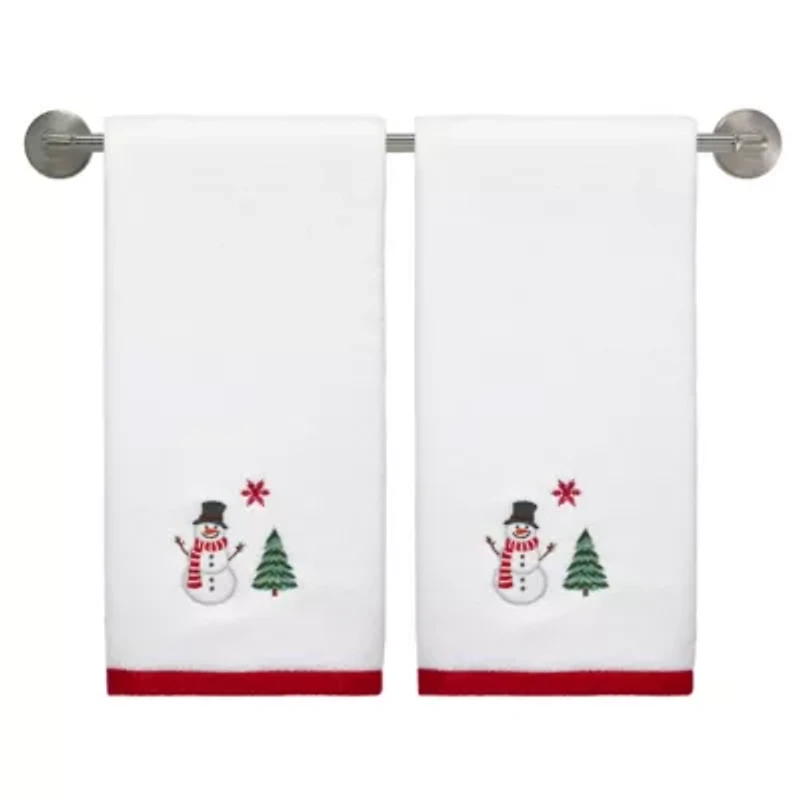 Winter Snowman 2-pc. Hand Towel