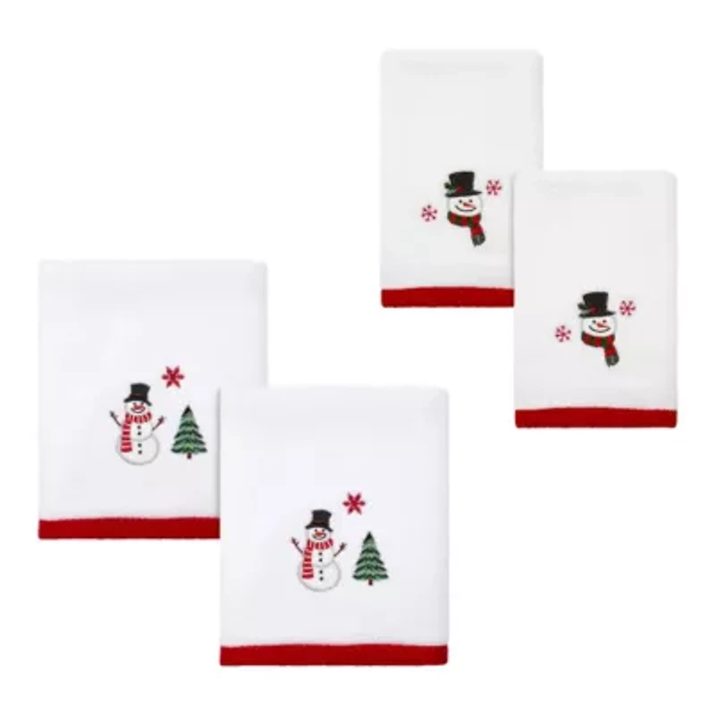 Winter Snowman 2-pc. Hand Towel