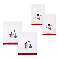 Winter Snowman 2-pc. Hand Towel