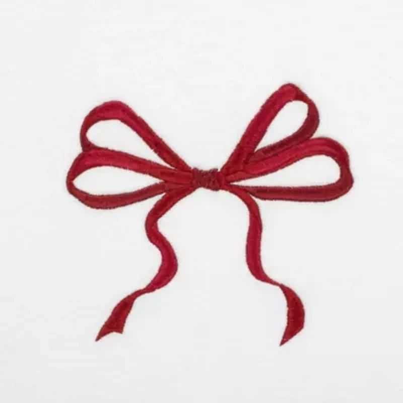 Christmas Bows Bath Towel - Set of 2