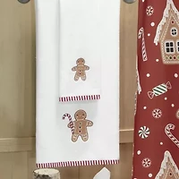 Gingerbread Man Bath Towel - Set of 2