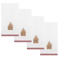 Gingerbread Man Fingertip Towel - Set of 4