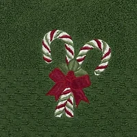 Candy Cane 2-Pack Hand Towel Set