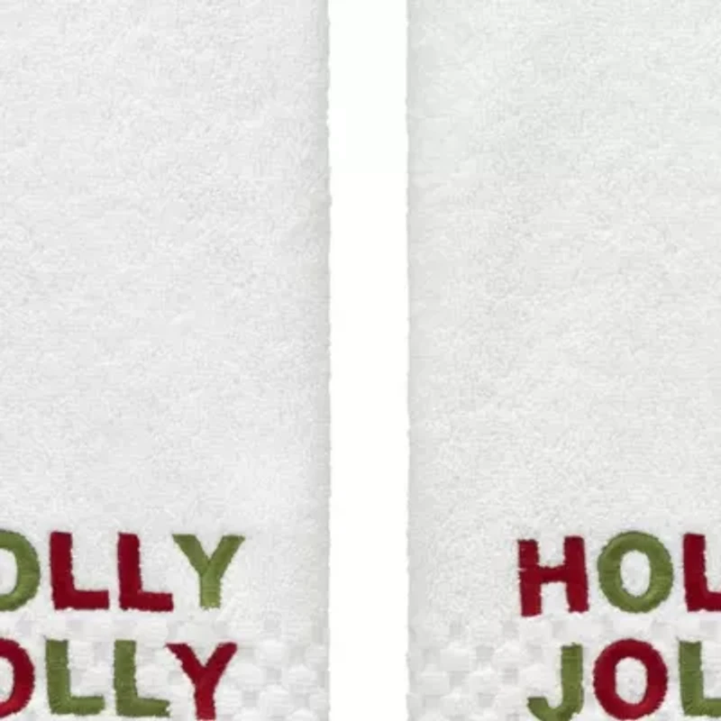 Holly Jolly 2-Pack Hand Towel Set