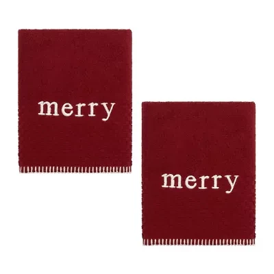 Merry 2-Pack Hand Towel Set
