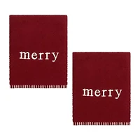 Merry 2-Pack Hand Towel Set